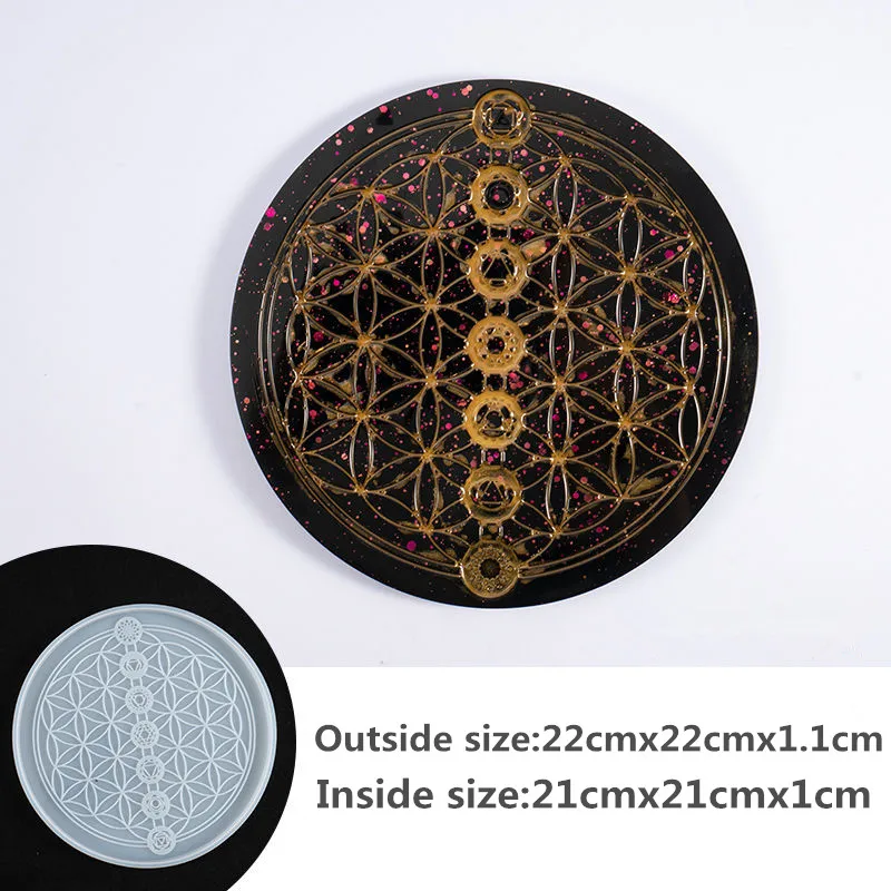 Moule En Silicone En Forme De Branche D'arbre Et De Feuilles