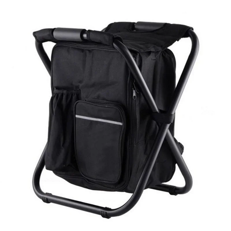 Smart Fishing Chair with Cooler Bag Combine Set Camping Folding Chair Portable Fishing Chairs with Bag Folding Stool Camp folding chair fishing accessory