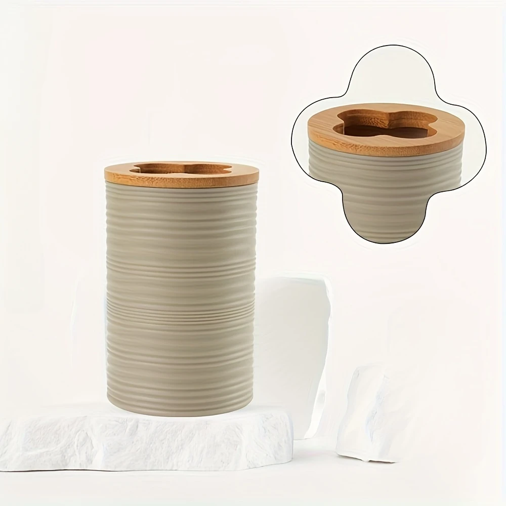 6 Piece Wave Design Bathroom Accessory Set For Modern Countertops_voghion.com