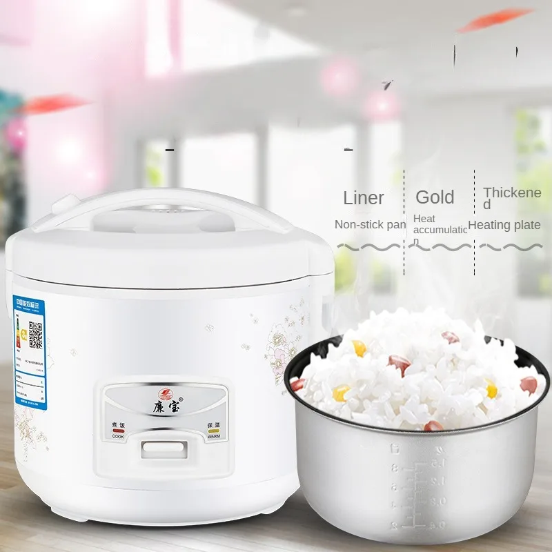 2L Electric Rice Cooker Single Double Layer 220V Multi Cooker Non-Stick Mechanical MultiCooker Steamed Rice Pot For Home