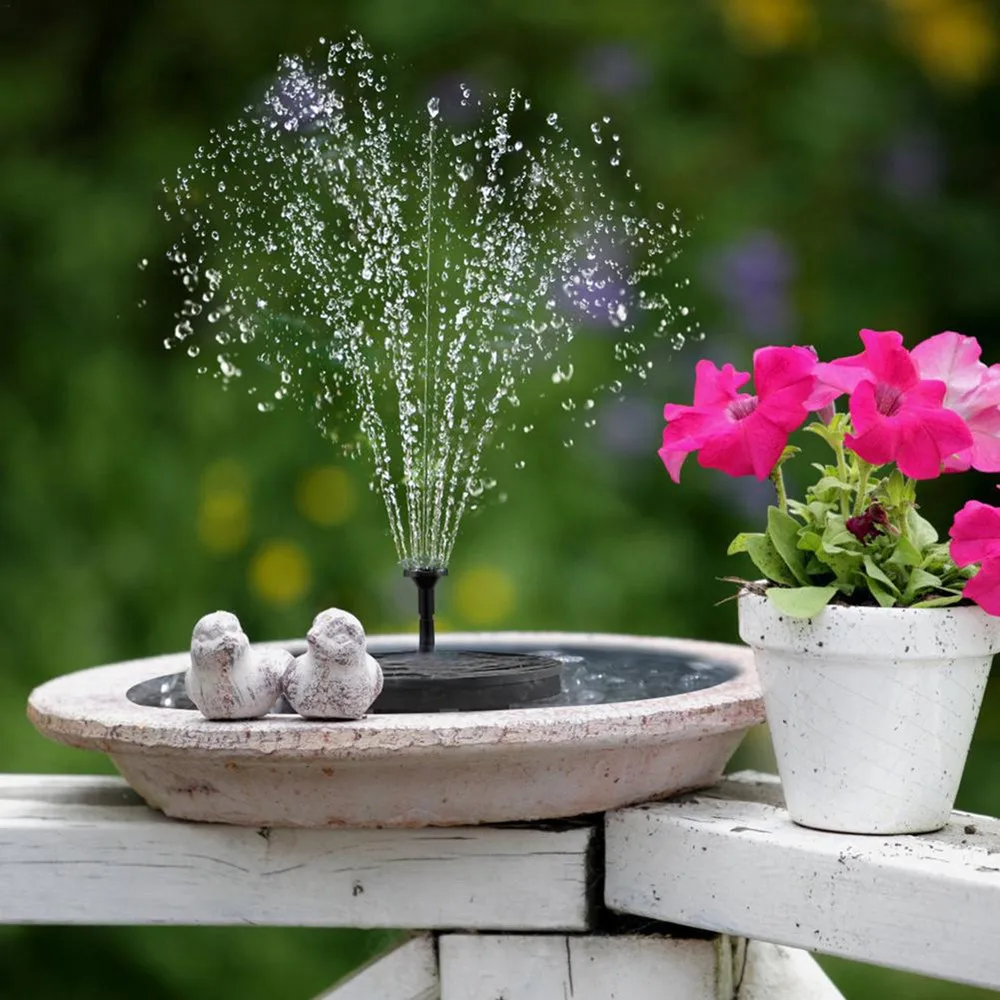 Solar Water Pump With Solar Panel Fountain Mini Pool Water Waterfall  Fountain Home Garden Supplies Outdoor - AliExpress