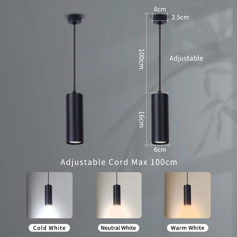 أضواء LED متدلية للغرفة ، مصباح سقف ، تعليق ، إضاء...