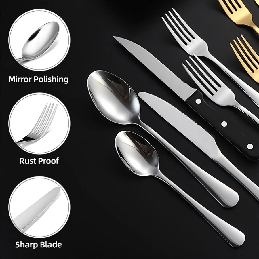 8Pcs BBQ Cutlery Set 4