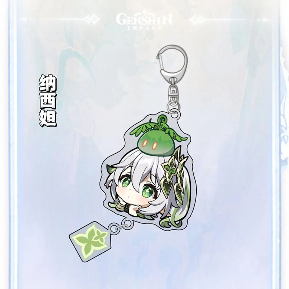 Anime Character Keychain Pendant and Badge - Game Impact Collection