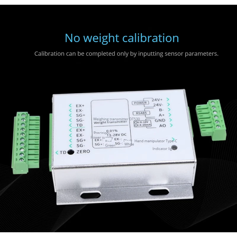 

New Dt530 Weighing Force Sensor Transmitter Signal Amplifier Pull Pressure Digital Analog Quantity