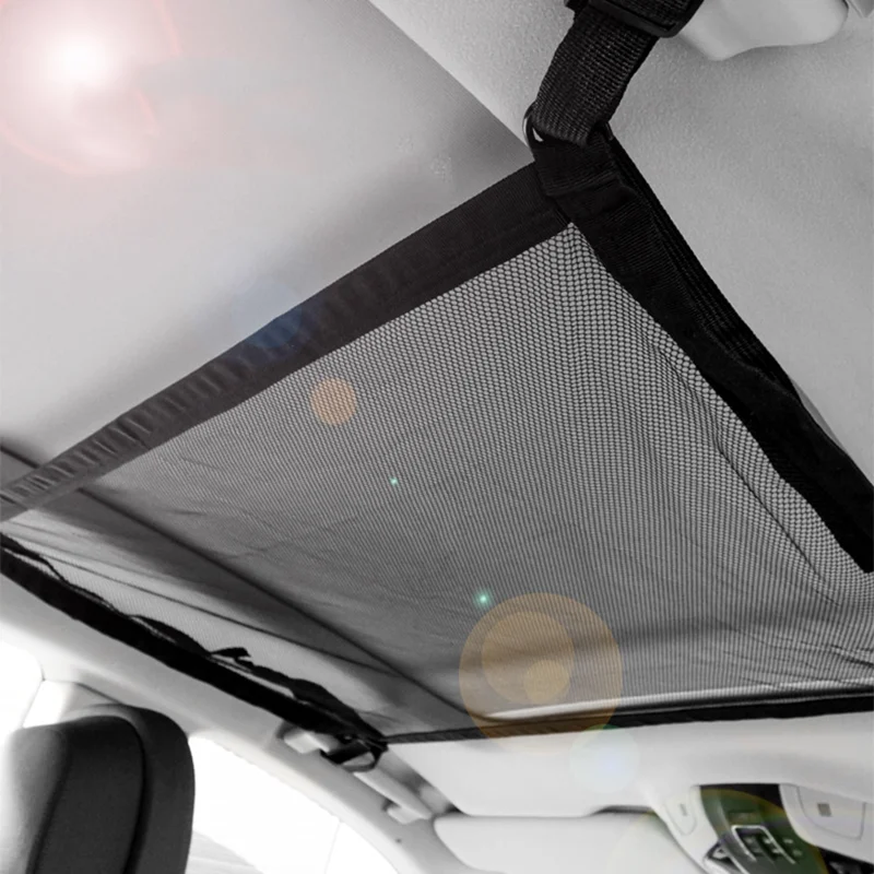 Car Ceiling Cargo Net Strong Load-Bearing Car Roof Storage Organizer Pocket  Mesh Car Camping Accessories Ceiling Storage Bag - AliExpress