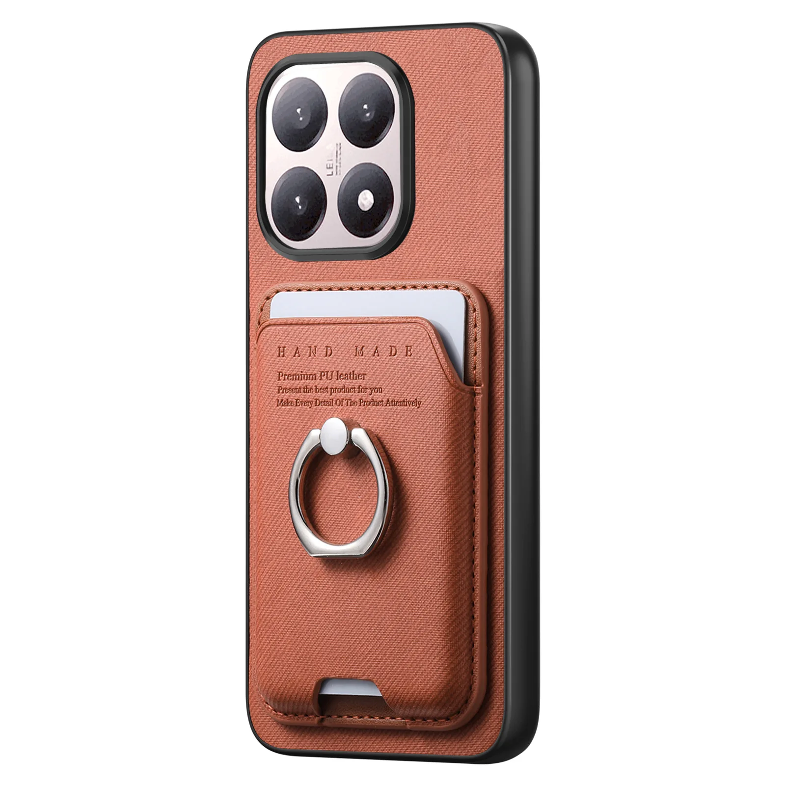 Premium 2-in-1 Detachable Leather Wallet Phone Case with Card Holder