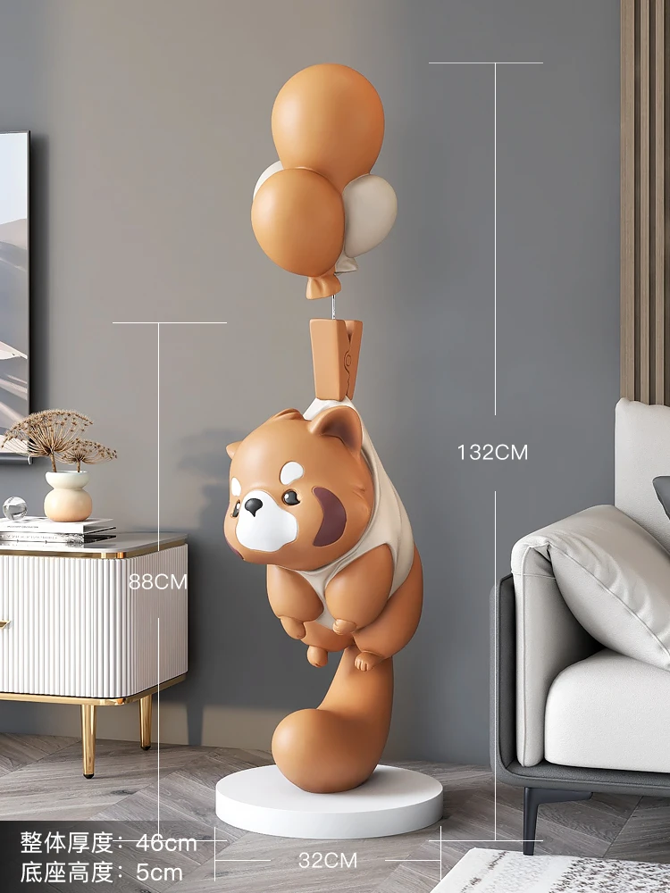 

Luxury Little Bear Large Living Room Floor Decoration Home Decoration TV Cabinet Sofa Side Decoration housewarming Gifts