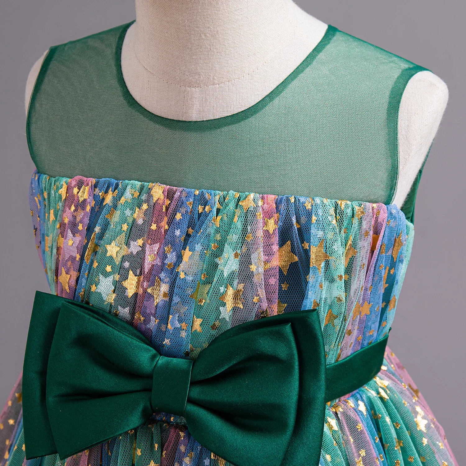 white christmas dresses Rainbow Leopard Dress