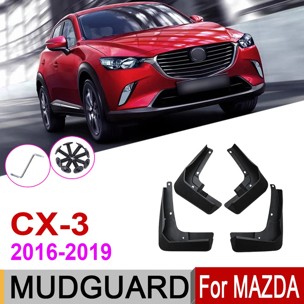

Автомобильный брызговик для Mazda CX-3 CX3 CX 3 2019 ~ 2016, передний и задний брызговики, брызговики, щитки, брызговики, аксессуары 2018 2017