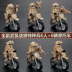 Tactical Black Ghost SWAT Miniature Building Block Set (Wolf Warrior)