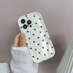3D Heart Love Lanyard Phone Case with Soft Casing - iPhone 12 Pro Max (S10298)