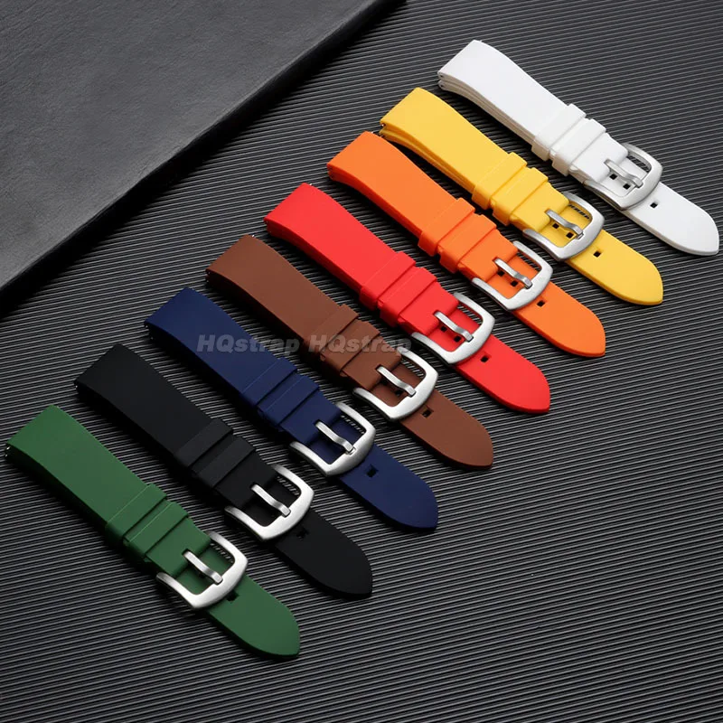 Durable Silicone Waterproof Watch Strap with Quick Release - Versatile Sizes