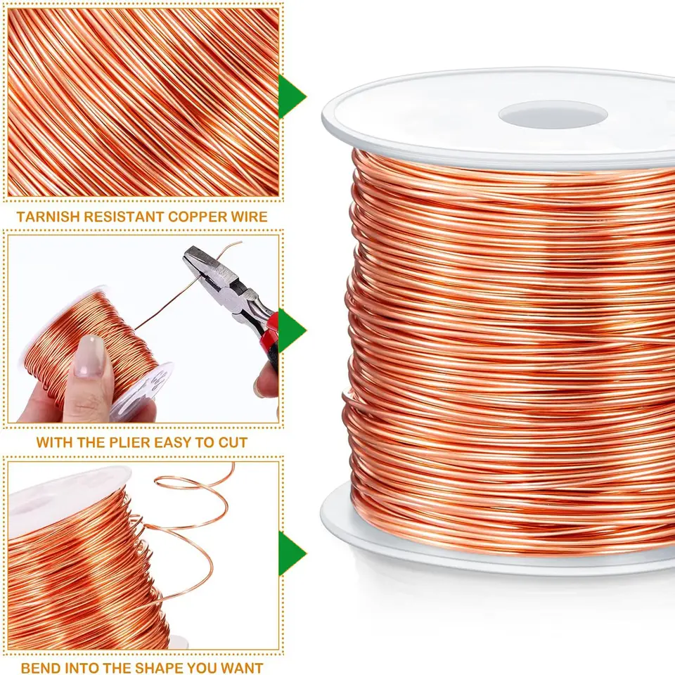 100g Enameled Copper Wire 0.1mm-1.5mm High Precision Magnet Winding Wire For Transformers, Motors, Relays, Inductors (1300m-6m) image 3