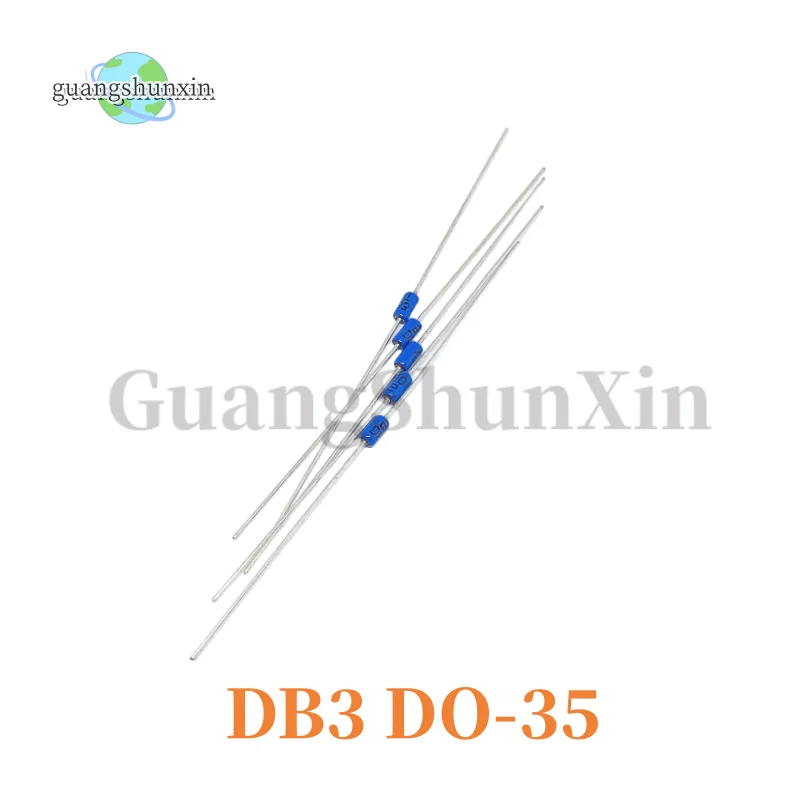 Confezione Da 100 Diodi Trigger DB3 In Contenitore DO-35 - Ricambi Elettronici Nuovi - Foto 2
