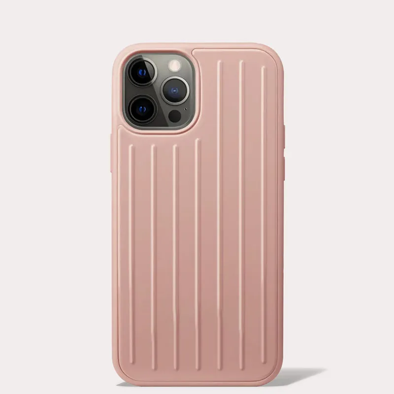 Suitcase Desert Pink Phone case iPhone 14 ProMax 14pro 13 13PRO  12pro12promax 12 13promax Stylish Pink Phone Case Cover