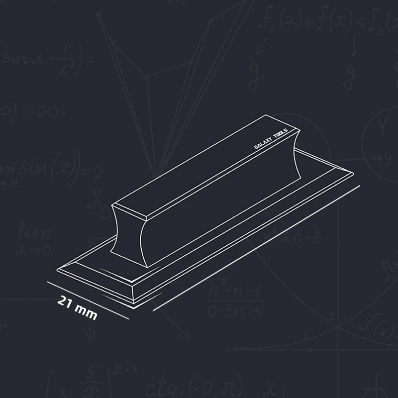 취미 모델 공예 도구 알루미늄 그라인딩 블록 금속 폴리 셔 21mm × 72mm Mecha 군사 모델 용 5 가지 색상