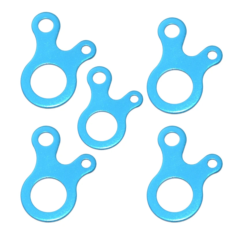 

5Pcs Snails Style Adjustable Tent Fastener Rope Buckle Cord Stopper Guy Line Tensioner Fast Knot Outdoor Camping Hiking Supply