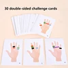 Early Educational Thinking Training Toy for Kids, Fingers Ring Game with Elastic Bands and Bell, Parent-child Interactive Games 4