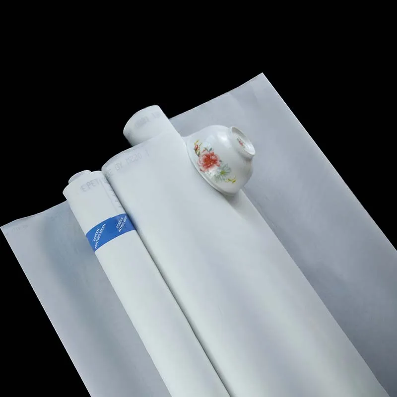 

8T 20Mesh 140UM White 1Meter Polyester Silk Screen Printing Mesh Fabric for Clothes Textiles Screen Printing Mesh Filter Net