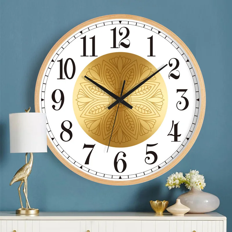 

Wall Clock Silent American Style Living Room Watch Wall Kitchen Clock Klok Gift FZ746 Retro Home Decor Creative Large Clocks