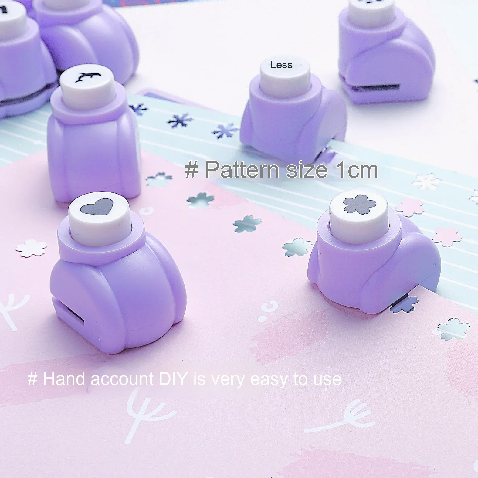 Paper Cutter Hole Punching Tools Paper Craft Punch Circle Hole Punch 1Pcs Mini Scrapbook Punches Handmade Cutter Card Craft Calico Printing DIY Flower Paper Craft Punch Hole Puncher Rounder Cutter
