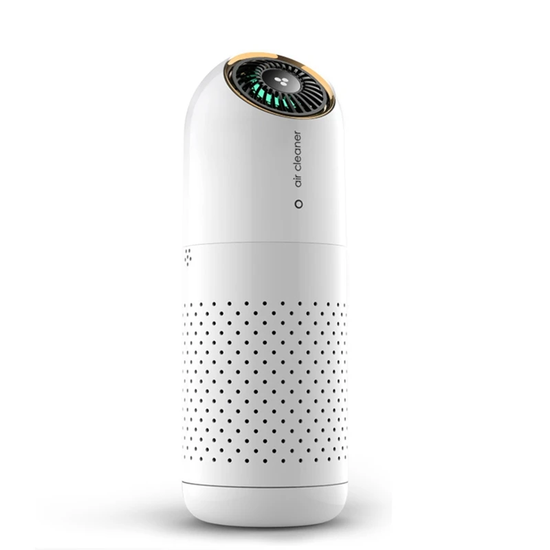 

Mini HEPA Air Purifier With Filtration Air Cleaner For Car & Office, Eliminates Smoke, Dust,Pet Dander, Low Noise