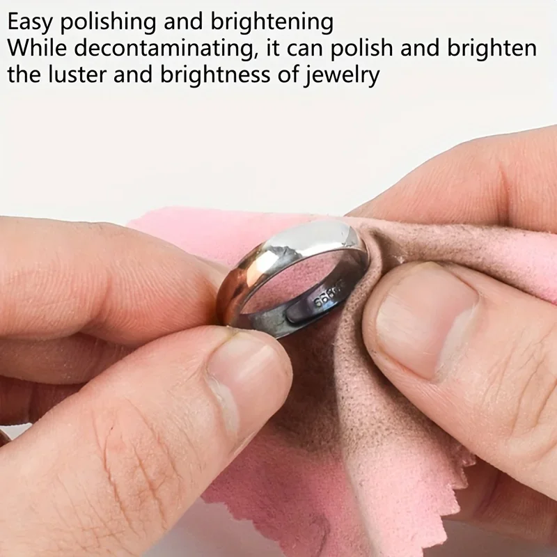 10/20pc Silver Polish Cleaner Cloth Soft Clean Napkins Wipes for Silverware Gold Jewelry Tool Equipment Making Supplies Handmade