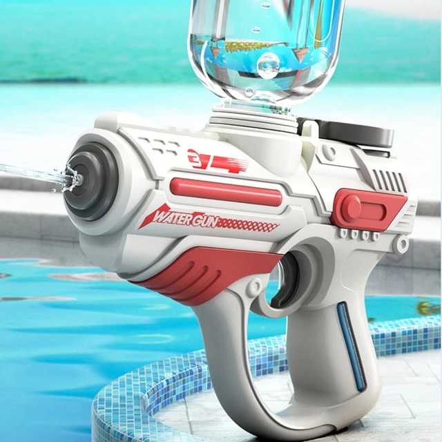 Grande arma de água elétrica brinquedo de alta pressão crianças gel blaster  waterguns praia ao ar livre piscina festa água jogos brinquedo meninos -  AliExpress