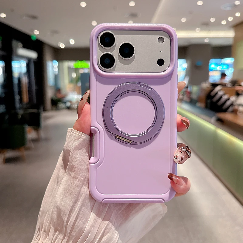Candy Color Defender 360° Rotatable Magnetic Stand Case - Hybrid Rugged Protective Cover