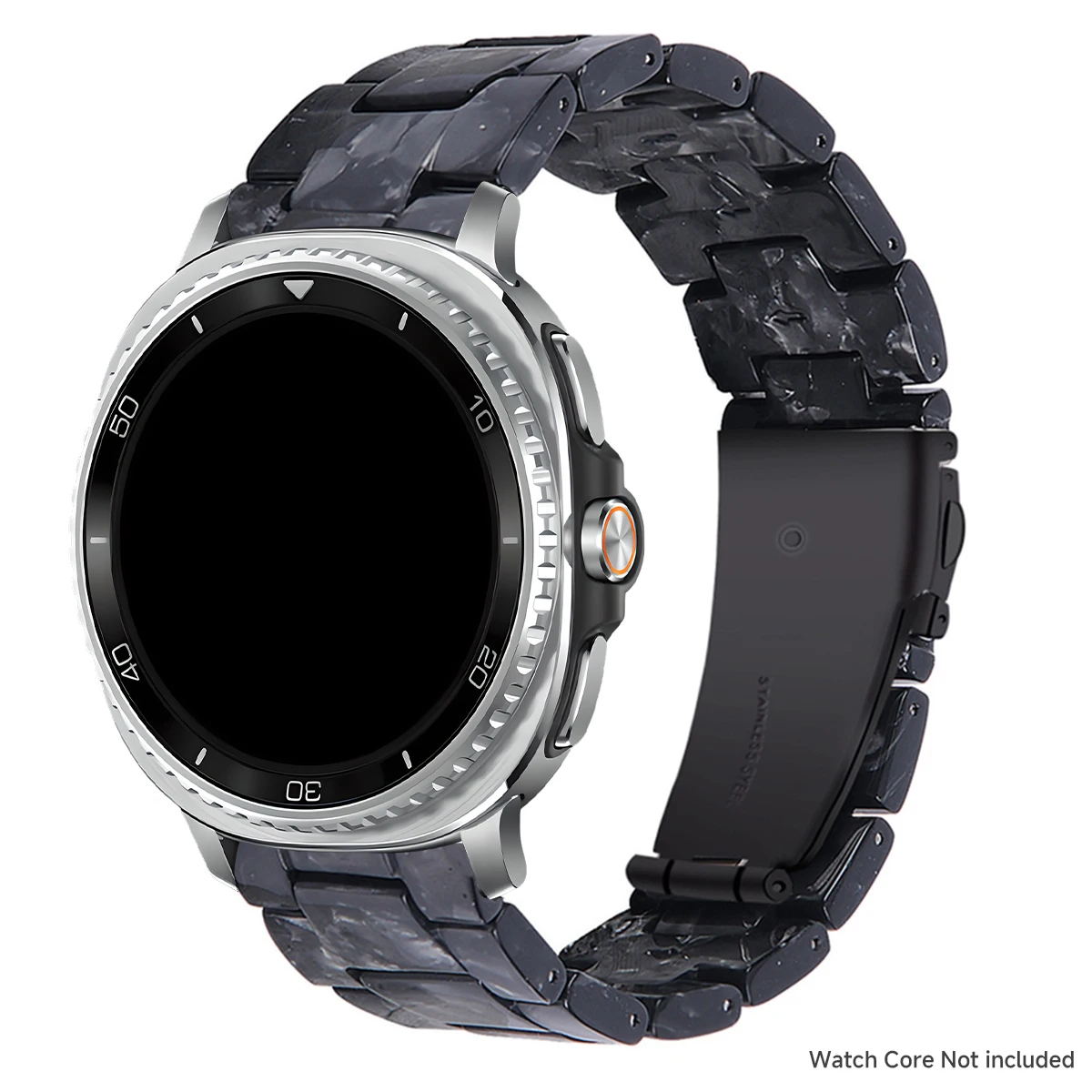 Luxury Transparent Resin Strap - Premium Link Bracelet