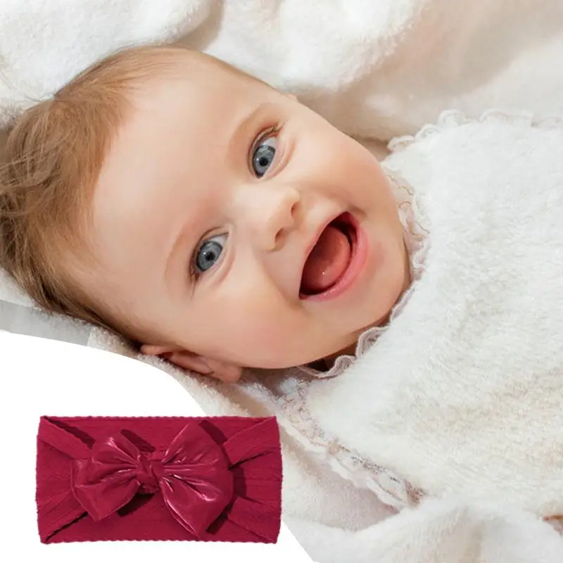 Baby Bows And Headbands Knot Headbands With Hair Bows Stretchy Knot With Hair Soft Hairbands Girls