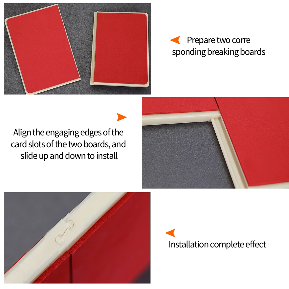 1/3pcs Reusable Break Board Martial Arts Training Taekwondo Rebreakable Board Taekwondo Training Performance Board