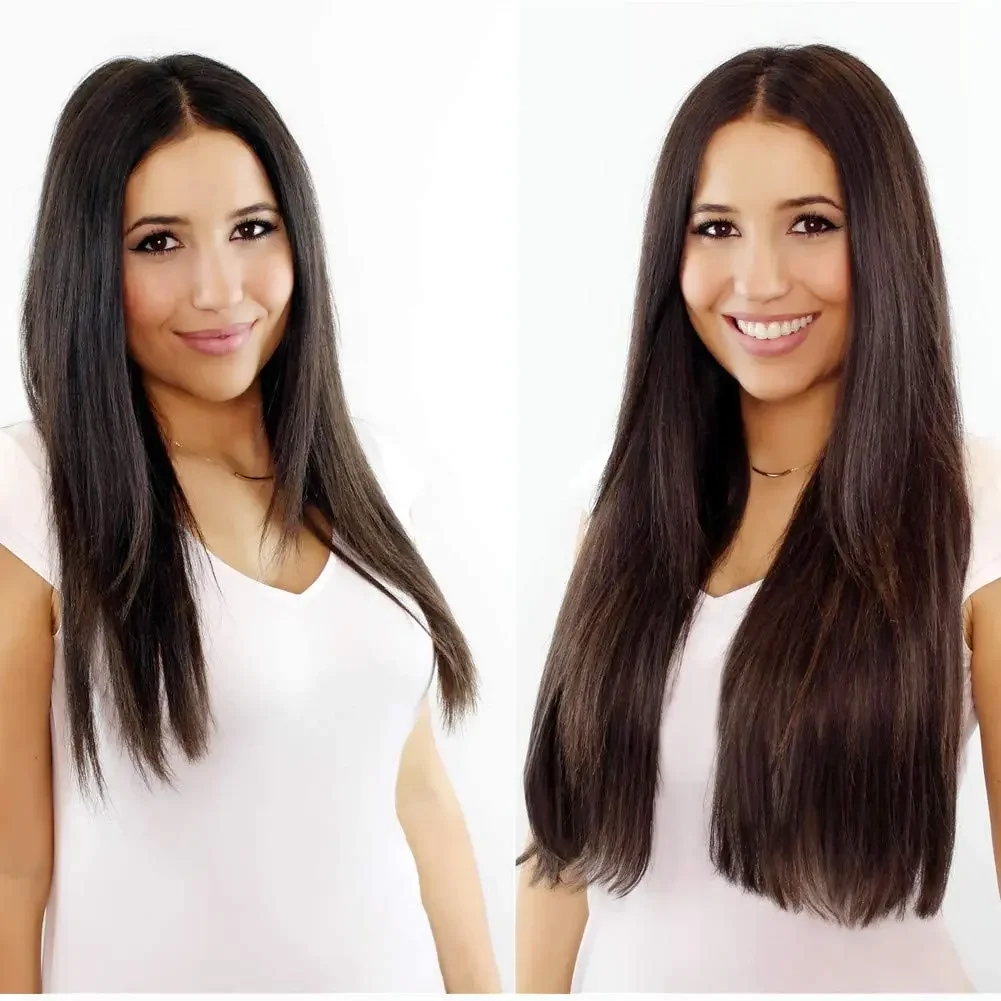 Bliss Short Straight Human Hair Bundles Brazilian Remy Human Hair Weave Bundles Straight 3Pcs/Lot Virgin Extension