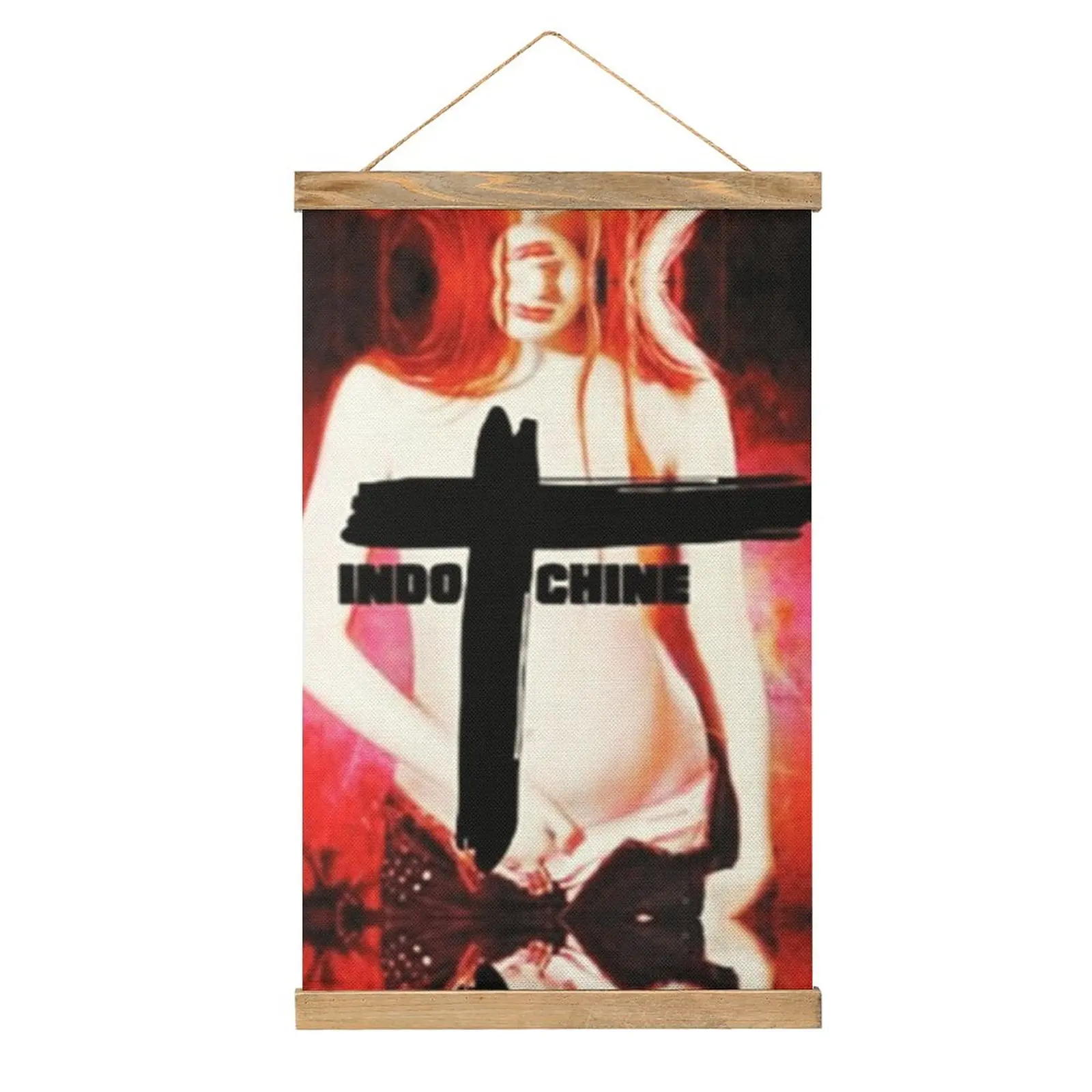 

Canvas Hanging Picture Amazing Rock Band Indochine Logos Album Novelty Humor Painting Living Room Craft Decoration Style Decora