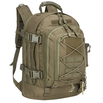60L Men Backpacks Large Tactical Hiking Expandable Backpack Molle 3 Day Assault Pack Rucksacks 5