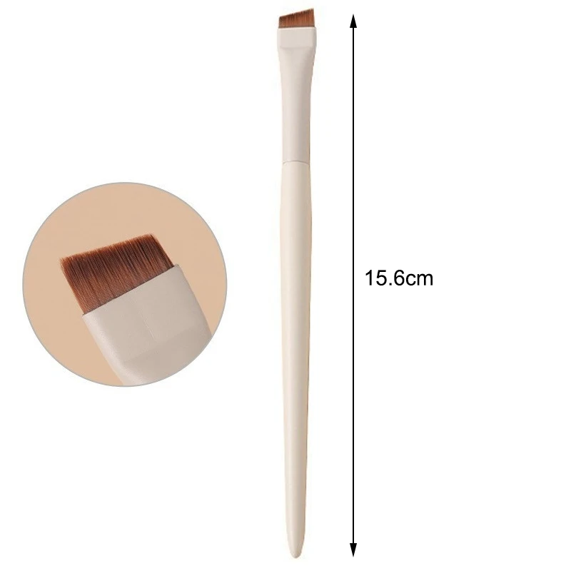 Pennello per eyeliner a lama ultra sottile, pennello piatto ad angolo fine per sopracciglia, pennelli per eyeliner a falce, pennello di precisione per dettagli, strumenti per il trucco_voghion.com