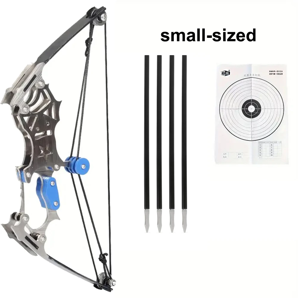 Bow Set for Youth, Recommended Ages 14+,Mini composite bow, mini archery bow with 4 arrows, used for shooting games 1
