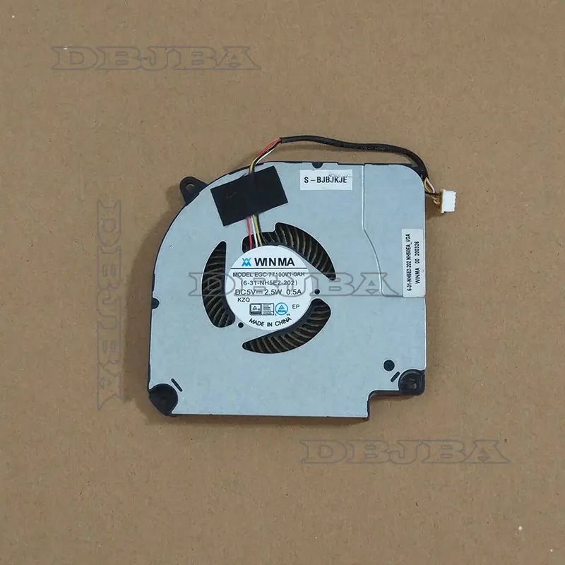 

GPU FAN For CLEVO NH50RA NH50EA 6-31-NH5E2-202 EGC-77100V1-0AH 5v 2.5a 0.5a fan