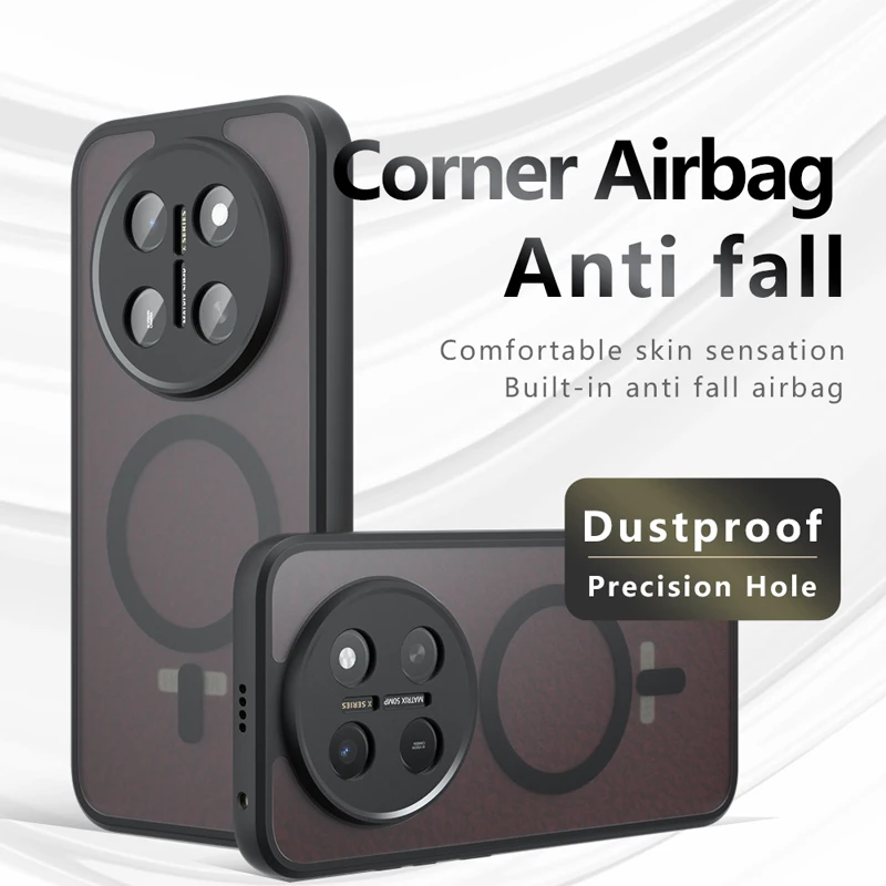 Elite Magnetic Case - Premium Matte Anti-fingerprint Snap-On Cover with Hard PC & Soft TPU Protection
