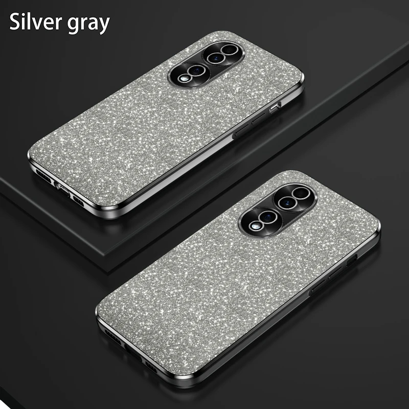 Luxury Electroplated Glitter Soft TPU Bumper Transparent Phone Case