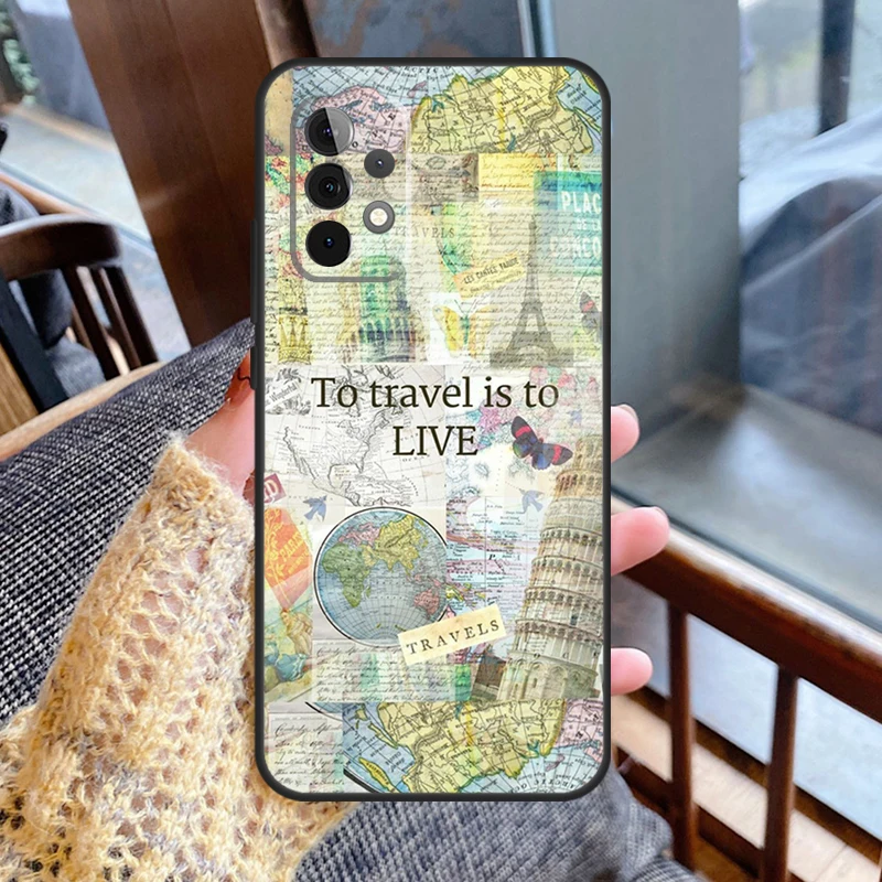 Globetrotting World Map Travel Case