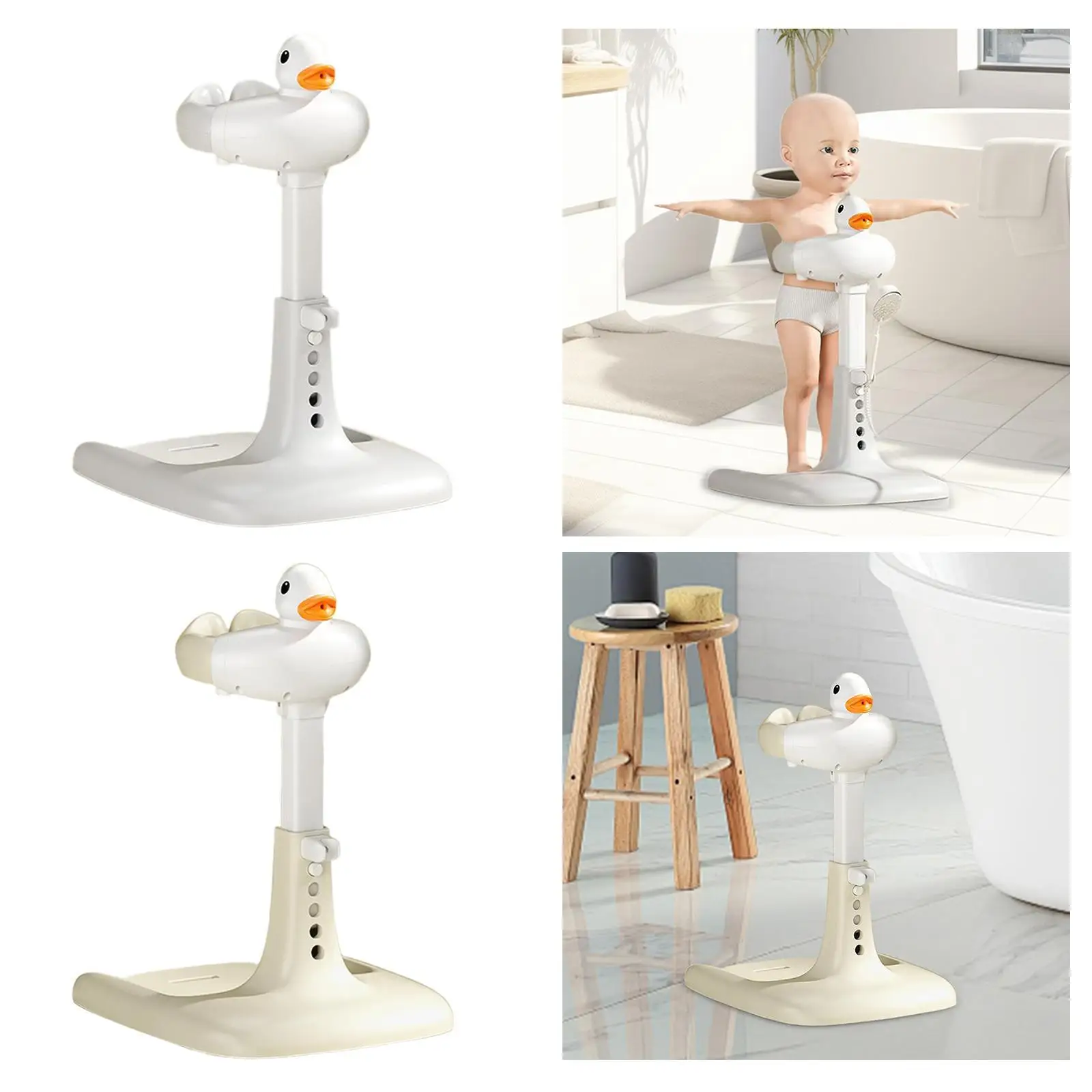 Baby Standing Bath Anti Slip Baby Bath Support for Newborn 0-6 Months Infant