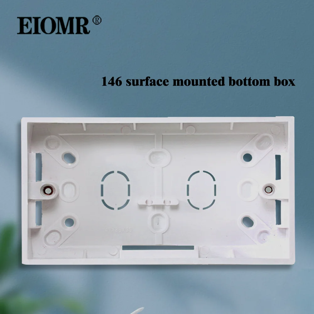 Wall Switch Socket Box 146mm*86mm*36mm Wall-mounted Installation