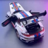 1:24 Porsche 911 GT3 RSR Sports Car Alloy Pull Back Model Car Simulation Children's Diecast Toy Car Boy Toys A416 6