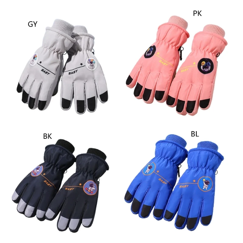 Winter Snow Gloves Waterproof Kids Ski Gloves Outdoor Children Mittens Boy Girl Thermal Gloves for Cycling Skiing Riding woman ski gloves winter waterproof cold warm gloves mobile phone touch screen snow gloves motorcycle cycling adjustable mittens