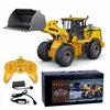 1567 Huina Six-channel Alloy Remote Control Shovel Loader 1:24 Engineering Car Simulation Children's Toy Christmas Birthday Gift 6