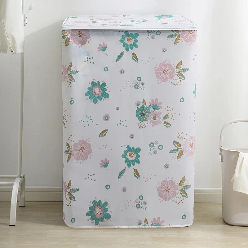 Washing Machine Cover PEVA Recyclable Print Multi-function