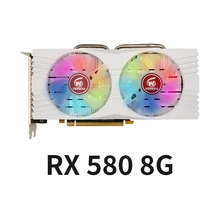 Veineda RX 580 8GB Graphics Card Gaming GDDR5 256Bit PCI Express 3.0 ×16 GPU Computer Mining ETH hashrate 28-30mh/s Refurbished