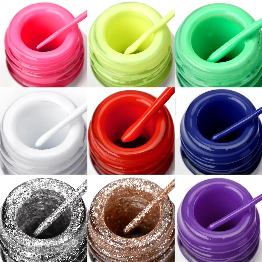 Venalisa 8 ml Liner Gel Super Brush Fast French Nail Design Drawing Liner Gel Schwarz Weiß 21 Farben Malerei Nagellack – Detail 14
